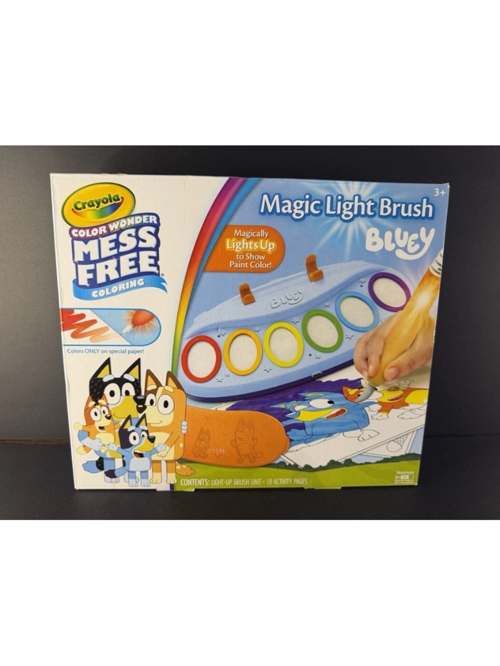 Crayola Magic Light Brush Color Wonder Activity Set - Blue